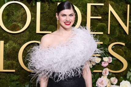 BEVERLY HILLS, LOS ANGELES, CALIFORNIA, USA - JANUARY 05: 82nd Annual Golden Globe Awards held at The Beverly Hilton Hotel on January 5, 2025 in Beverly Hills, Los Angeles, California, United States. 06 Jan 2025 Pictured: Alexandra Daddario. Photo credit: Xavier Collin/Image Press Agency / MEGA TheMegaAgency.com sales@mega.global (Mega Agency TagID: MEGA1250996_021.jpg) [Photo via Mega Agency]