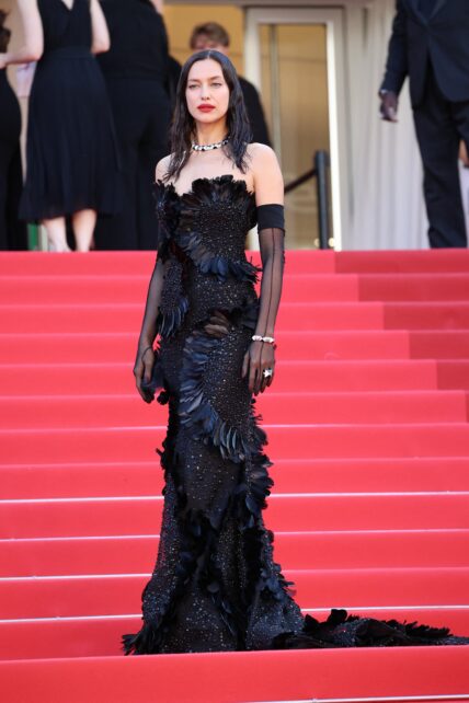 "Dossier 137" (Case 137) Red Carpet at the 78th Annual Cannes Film Festival. 15 May 2025 Pictured: Irina Shayk. Photo credit: KCS Presse / MEGA TheMegaAgency.com sales@mega.global (Mega Agency TagID: MEGA1310622_055.jpg) [Photo via Mega Agency]