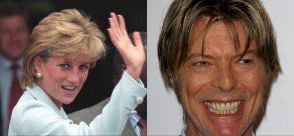 Princess Diana and David Bowie