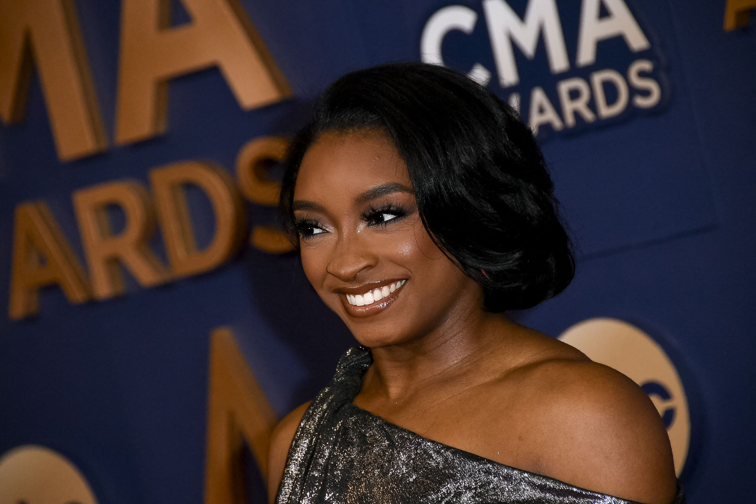 Simone Biles at the 58th Annual CMA Awards