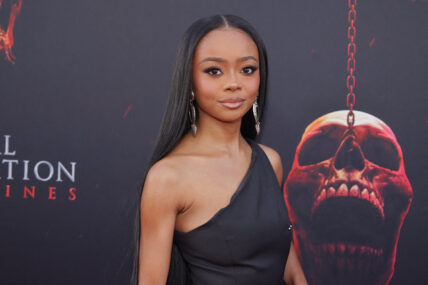 Skai Jackson attends the World Premiere Of Warner Bros "Final Destination Bloodlines"