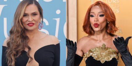 Tina Knowles and Keke Palmer