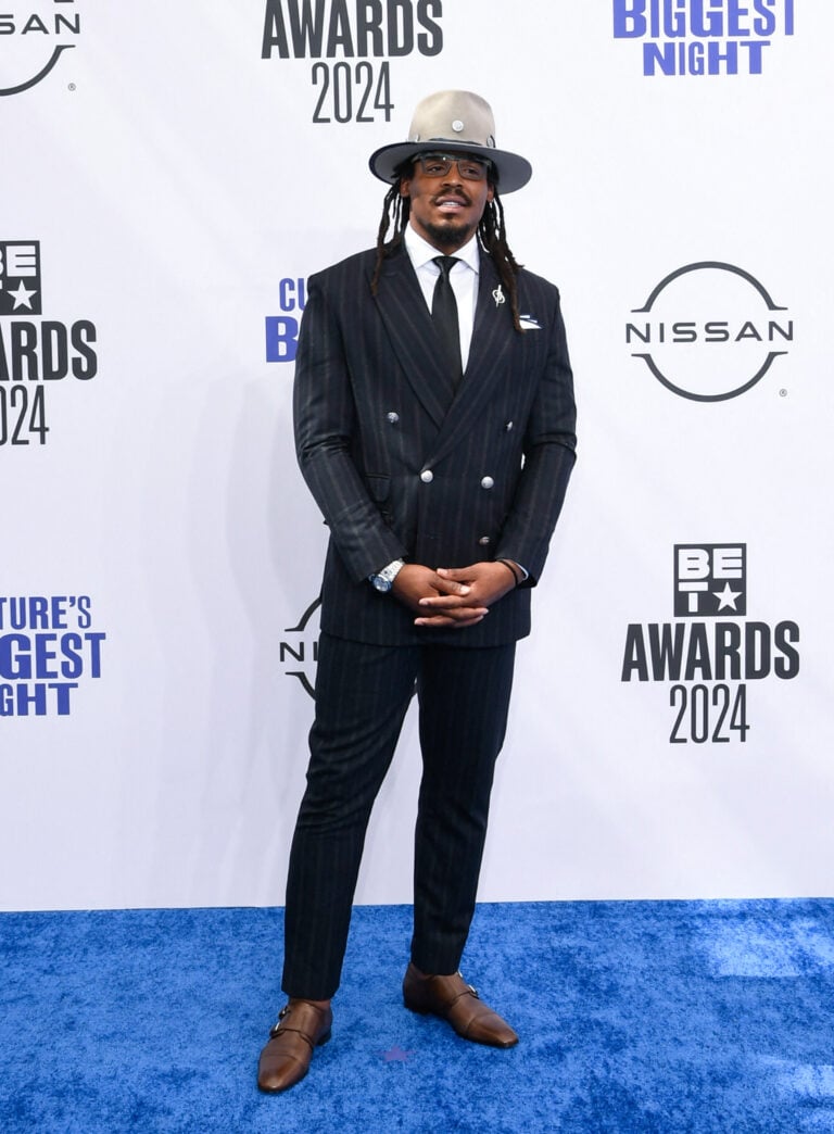 Cam Newton at the BET Awards 2024