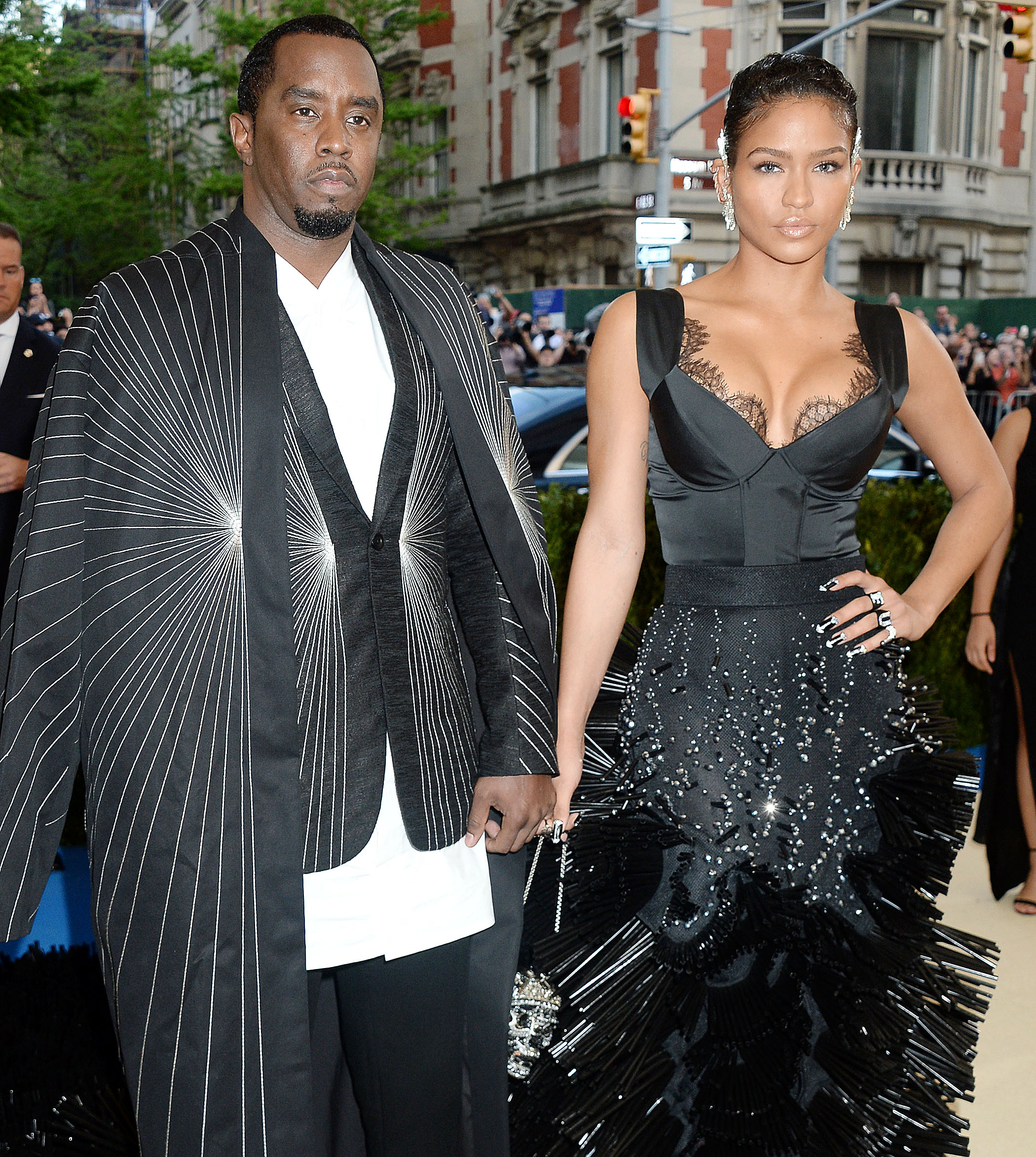 Diddy and Cassie at the 2017 Met Gala