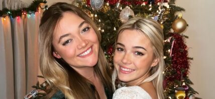 Julz and Olivia Dunne pose for the camera.