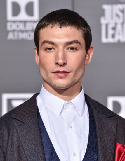 Ezra Miller at "Justice League" World Premiere