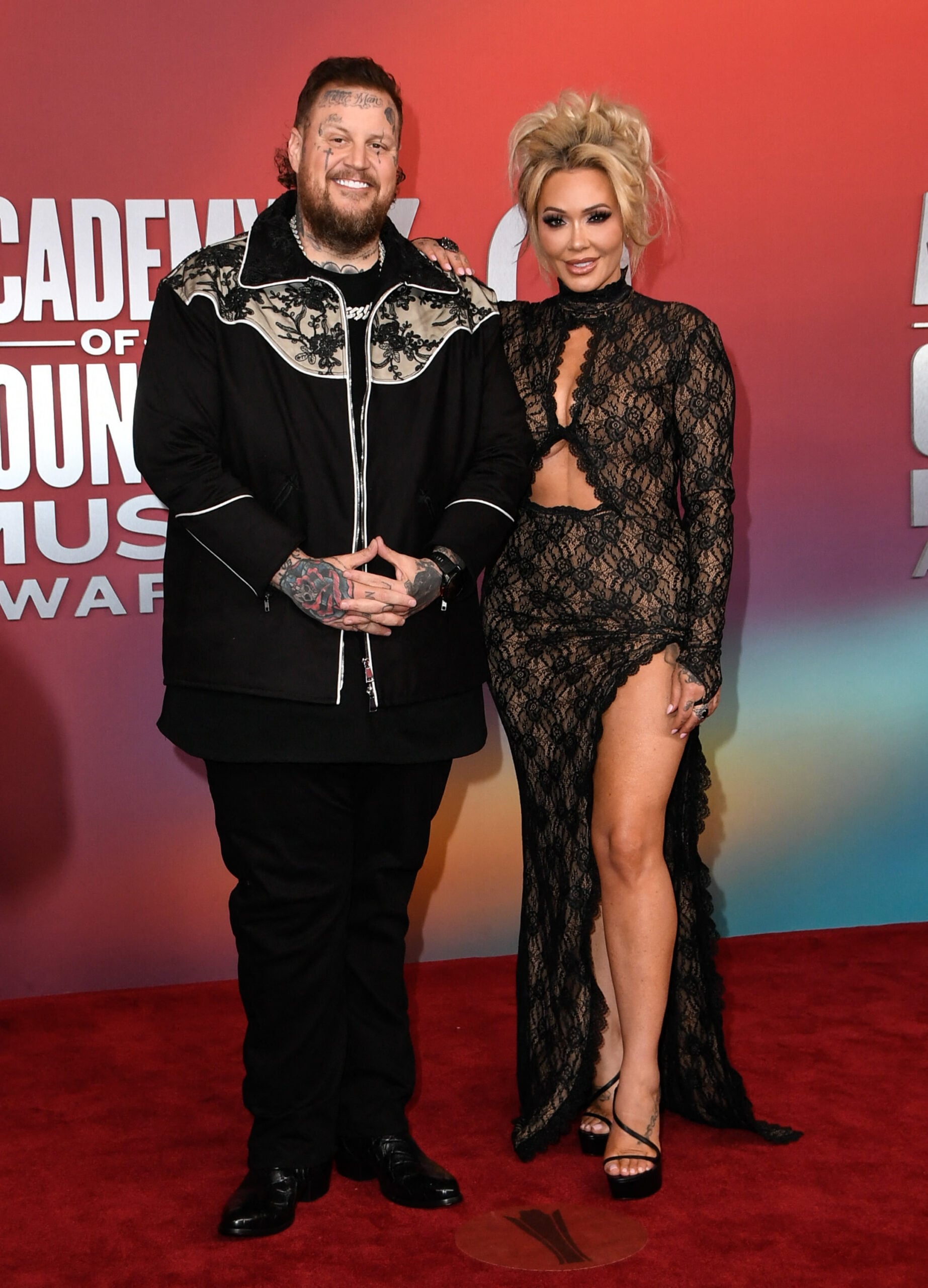 Jelly Roll and Bunnie X at 60th ACM Awards
