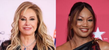 Kathy Hilton and Garcelle Beauvais photo collage.