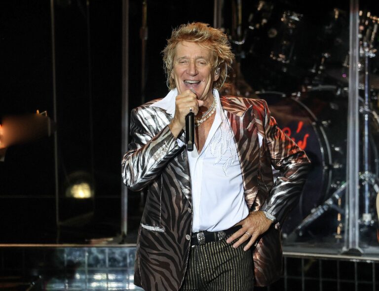 Rod Stewart at the opening of the 23rd edition of the Cap Roig Festival