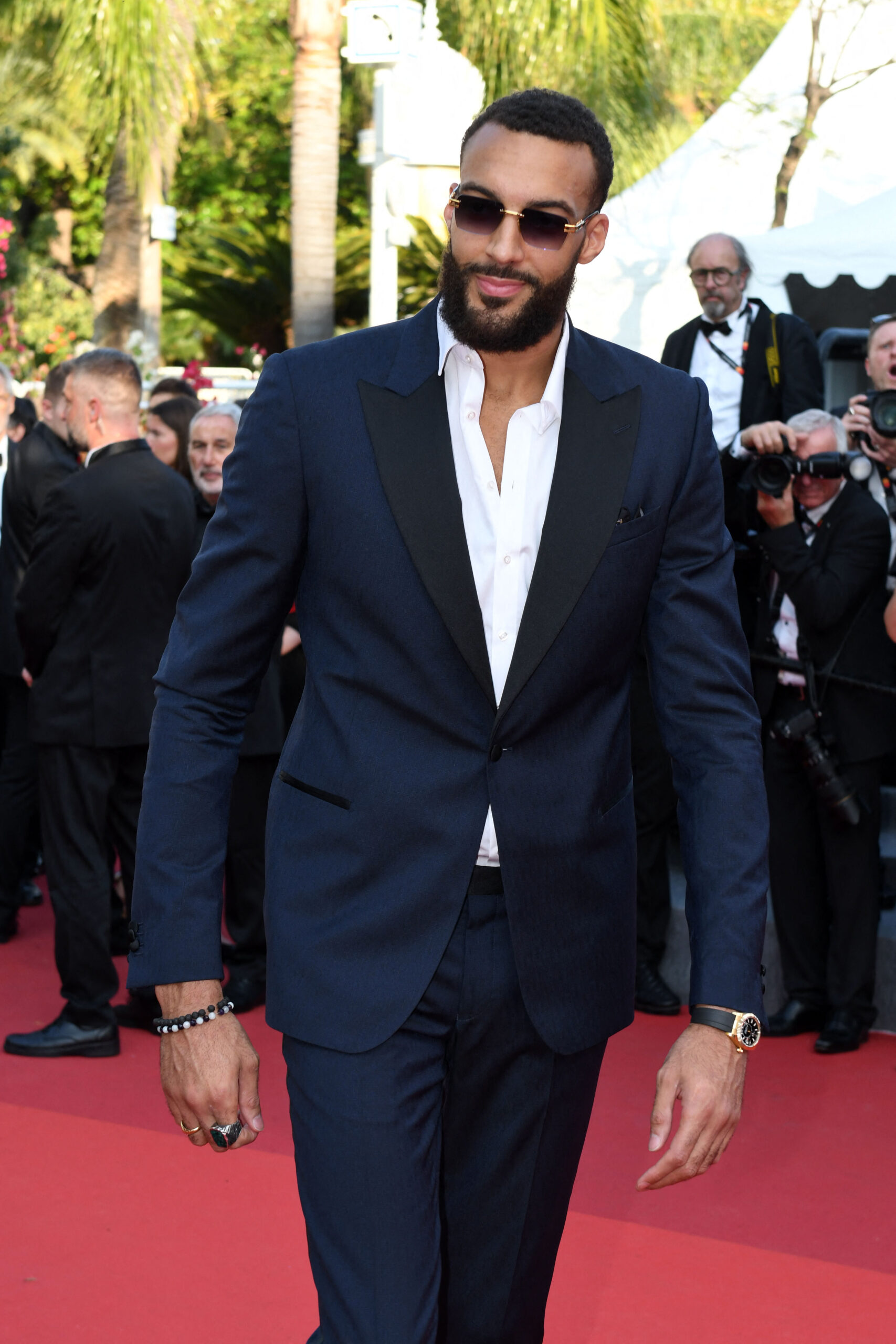 Rudy Gobert on the red carpet. 