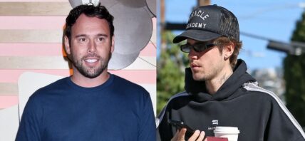 Scooter Braun, Justin Bieber photo collage
