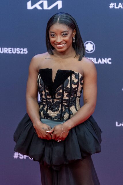 Simone Biles at Laureus Awards 2025: Red Carpet