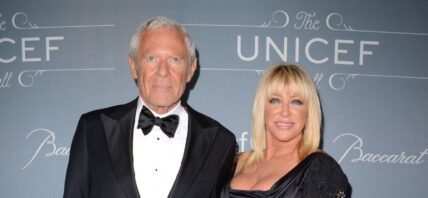 Alan Hamel and late Suzanne Somers on the red carpet