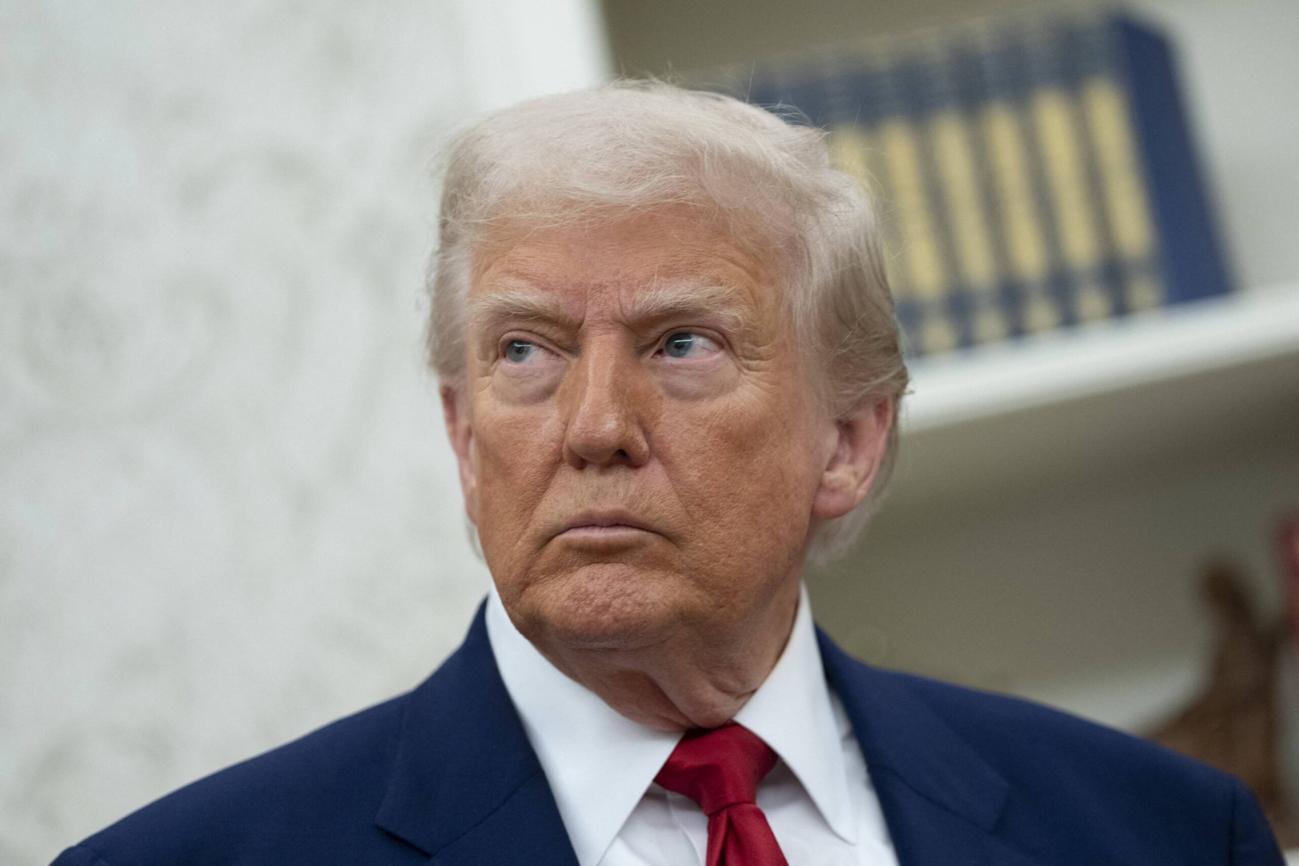 Donald Trump Participates in a Swearing-In Ceremony for Jeanine Pirro