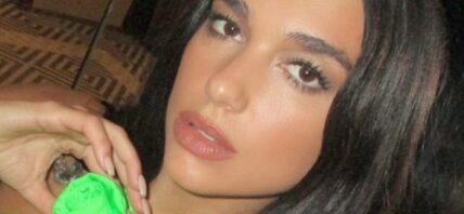 Dua Lipa close up