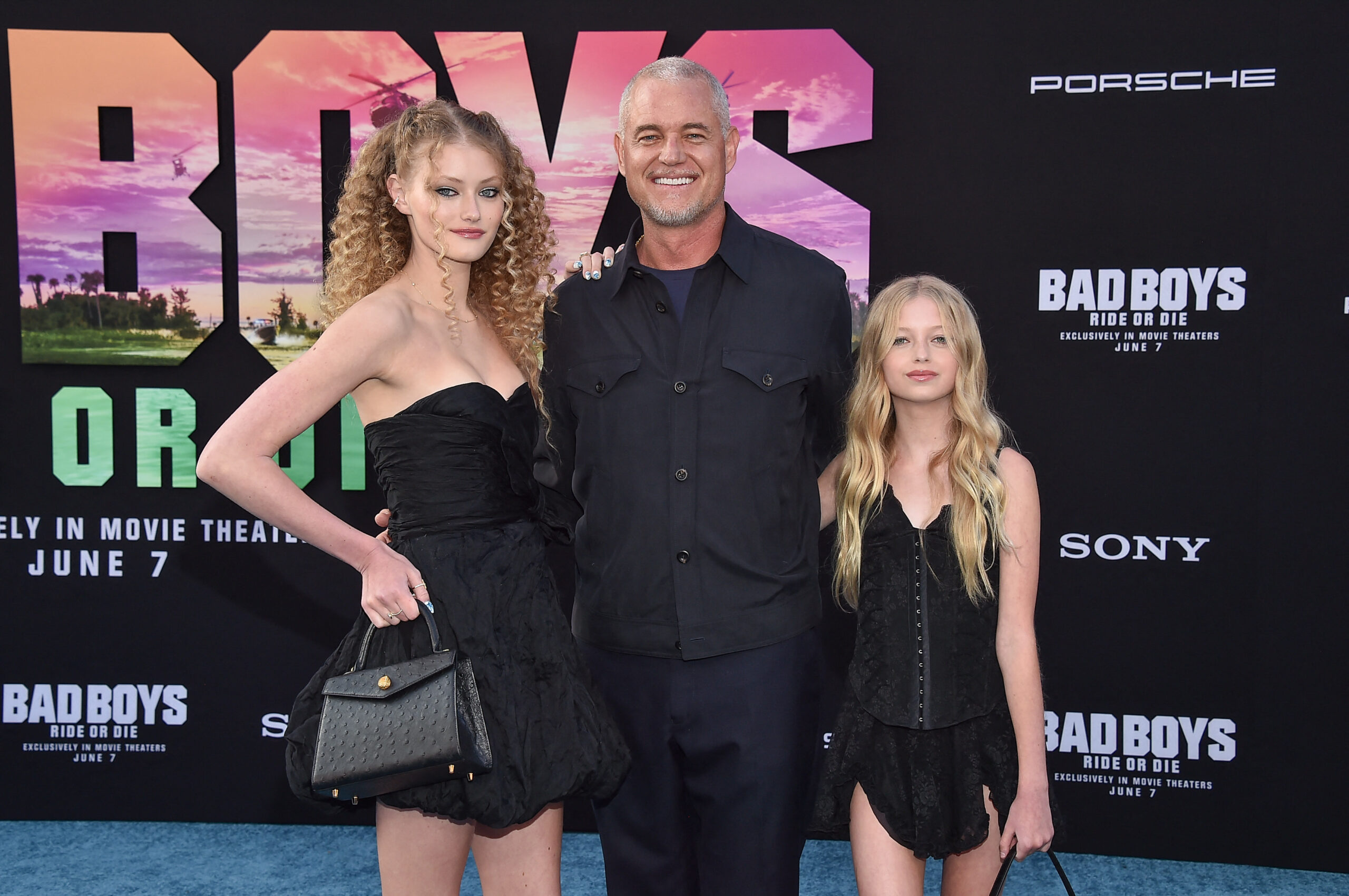 Eric Dane and his daughters attend Bad Boys: Ride or Die Los Angeles Premiere