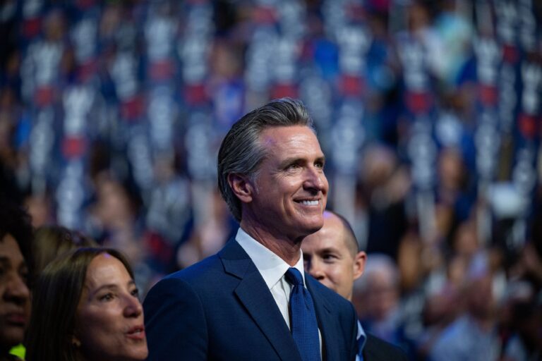 Gavin Newsom at the 2024 Democratic National Convention