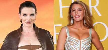 Collage of Julia Fox and Blake Lively