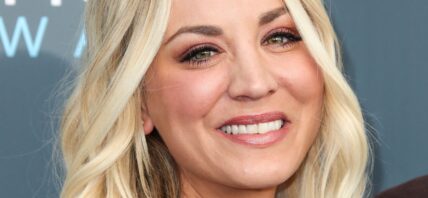 Kaley Cuoco close up