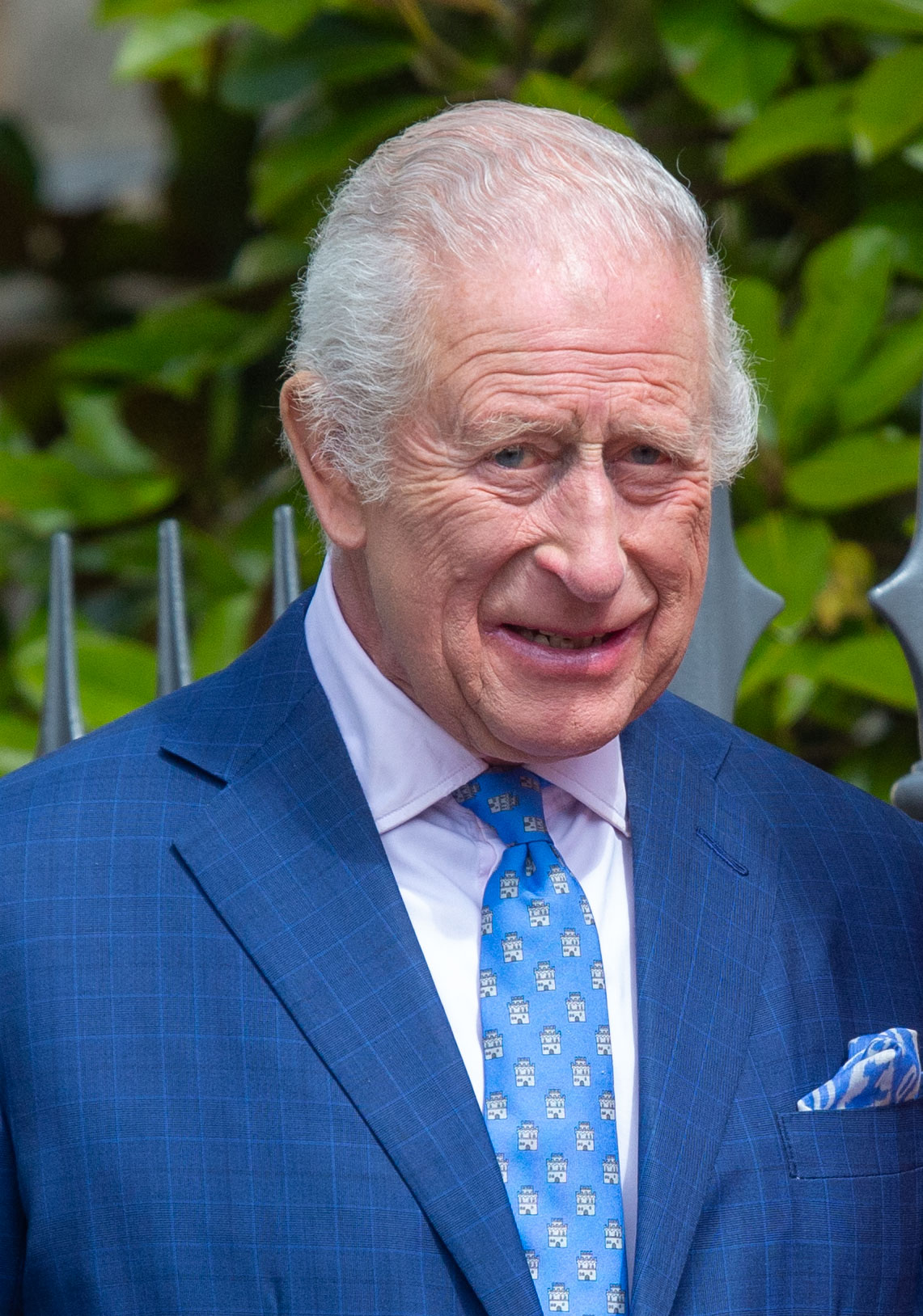 King Charles at Easter Mattins Service At St George'S Chapel, Windsor