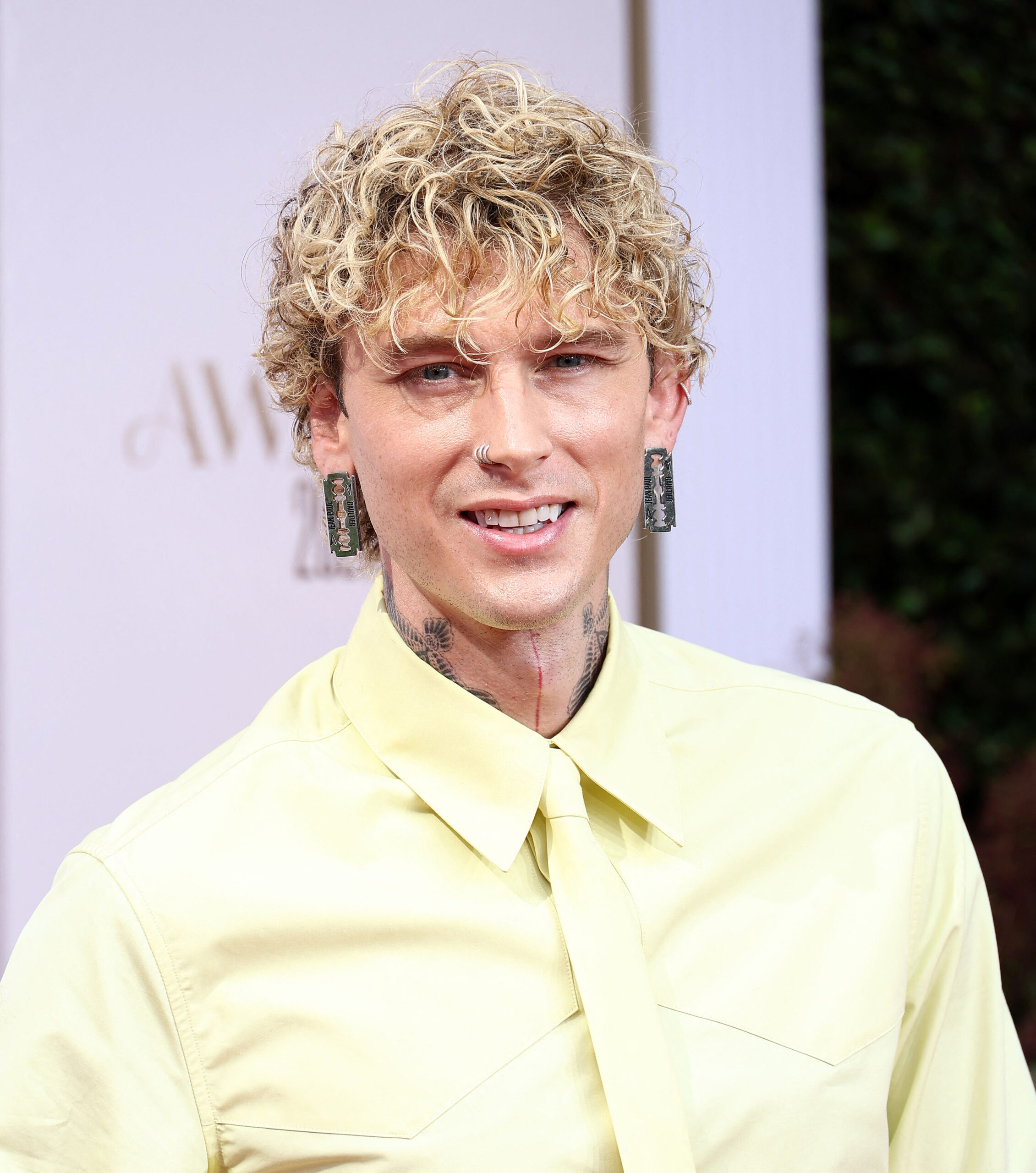 Machine Gun Kelly attends the 2025 BET Awards in Los Angeles