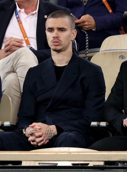 Romeo Beckham attends Roland Garros Tournament