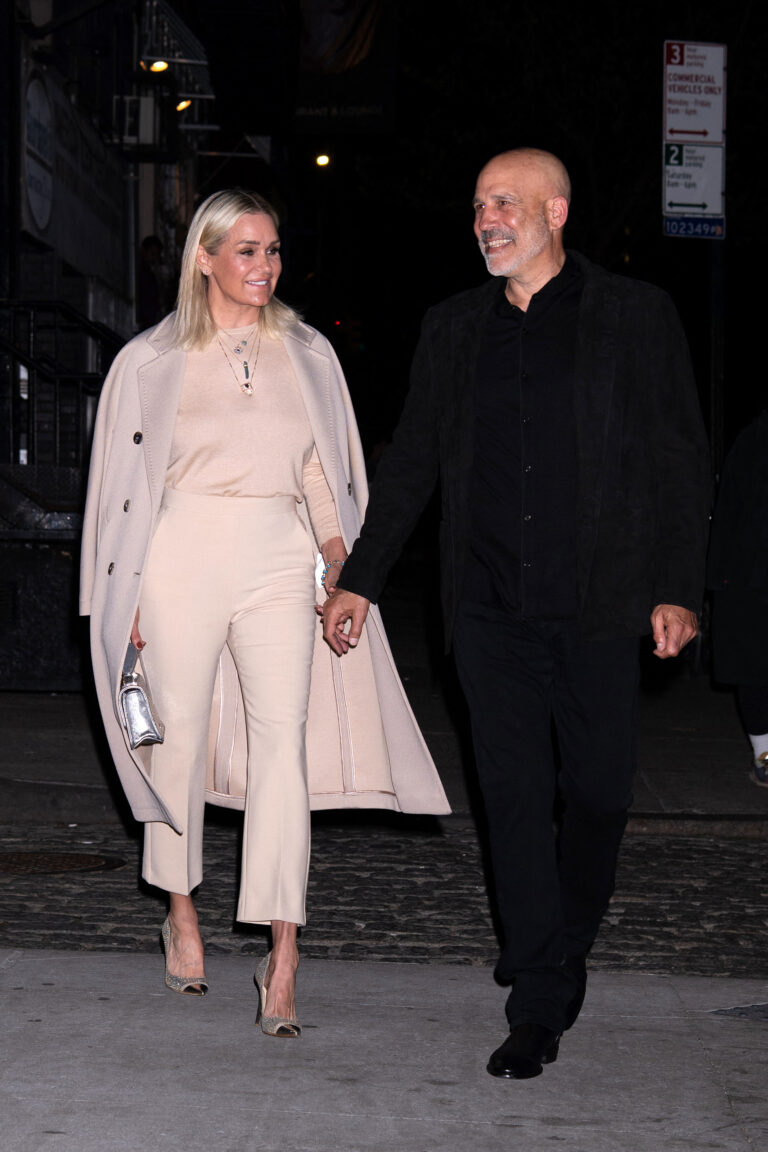 Yolanda Hadid and Joseph Jingoli at Gigi Hadid's 27th Birthday Celebration