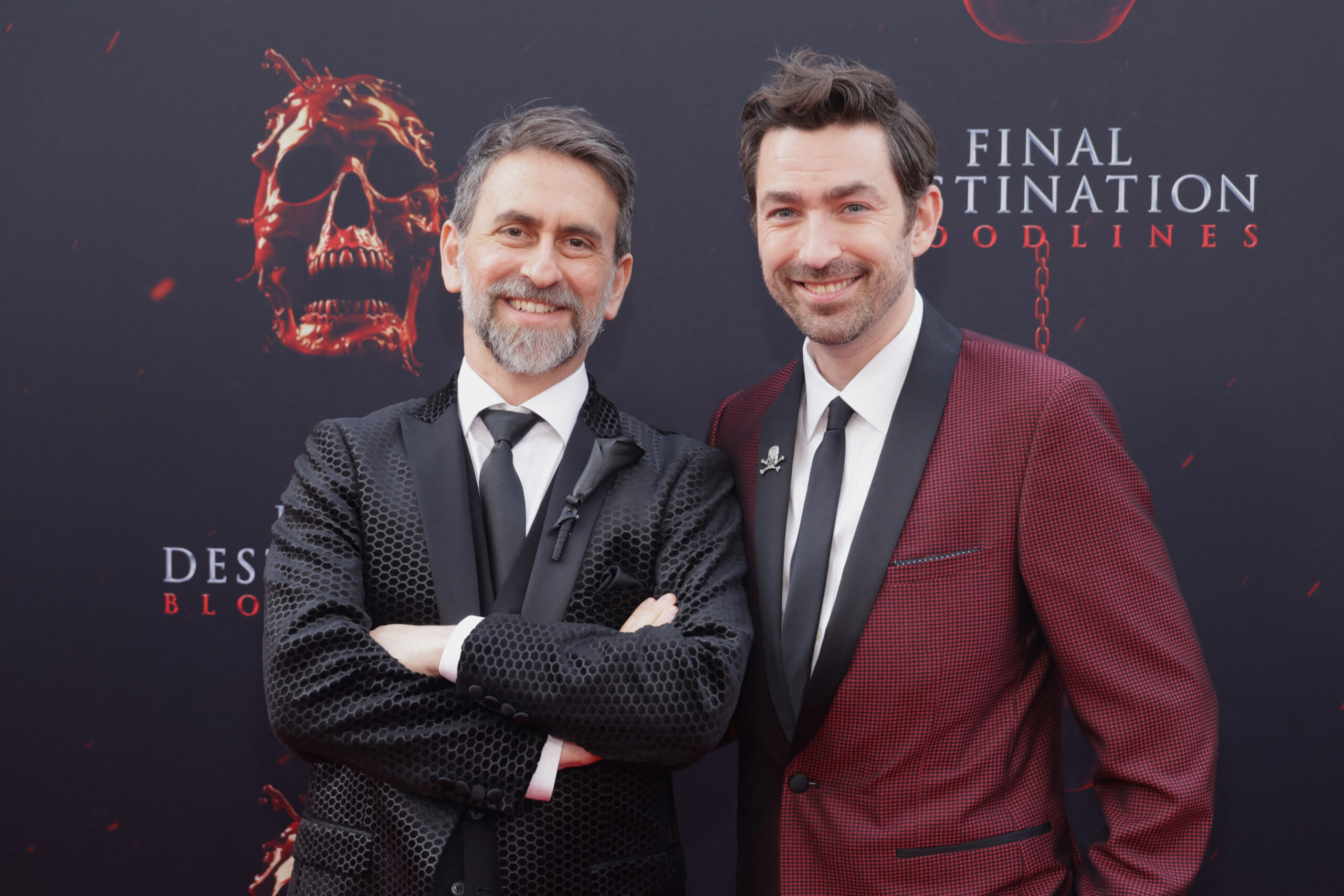 Adam Stein and Zach Lipovsky at World Premiere Of Warner Bros "Final Destination Bloodlines" 