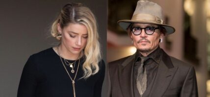 Amber Heard, Johnny Depp photo collage