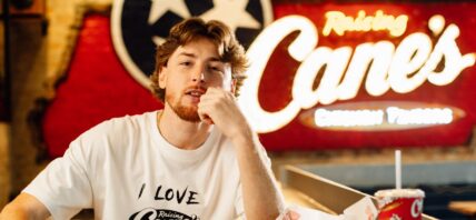 Bailey Zimmerman at Raising Cane's