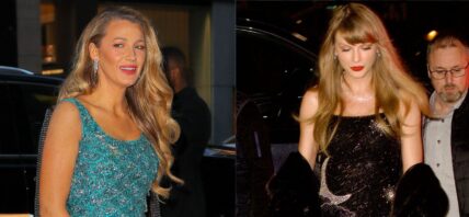 Blake Lively (left) Taylor Swift (right)
