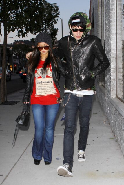 Trace Cyrus and Brenda Song