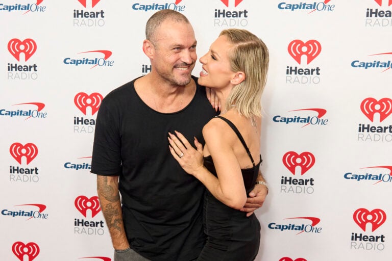 Brian Austin Green and Sharna Burgess at 2023 iHeartRadio Music Festival