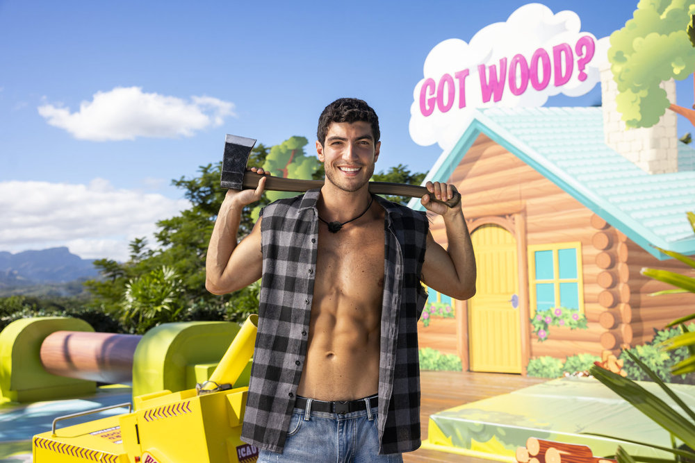 "Love Island" contestant Charlie in the villa. 