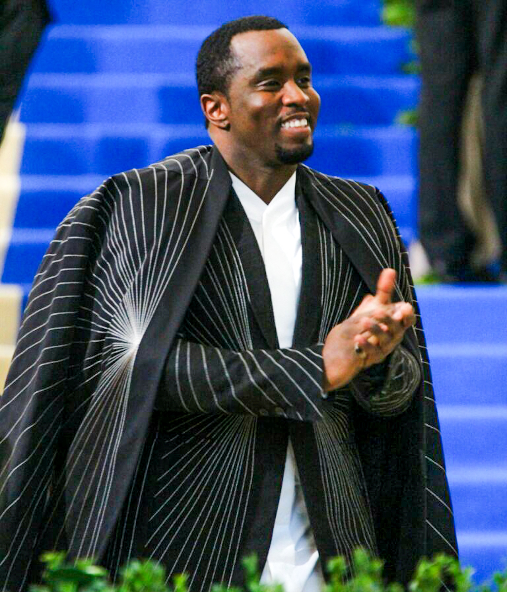 Sean P.Diddy Combs is seen at the Met Gala in 2017
