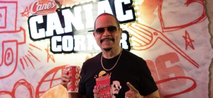 Ice-T at Raising Cane's for National Iced Tea day