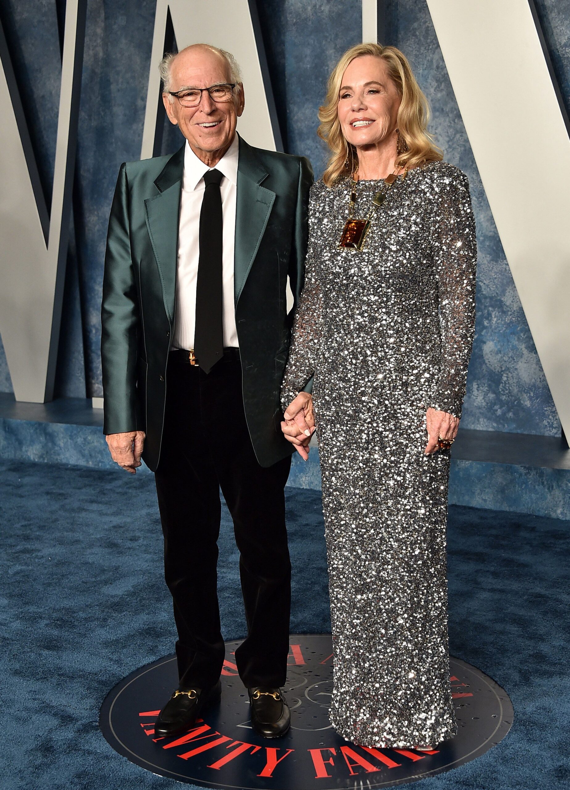 Jimmy Buffett and Jane Buffett at Vanity Fair Oscar Party