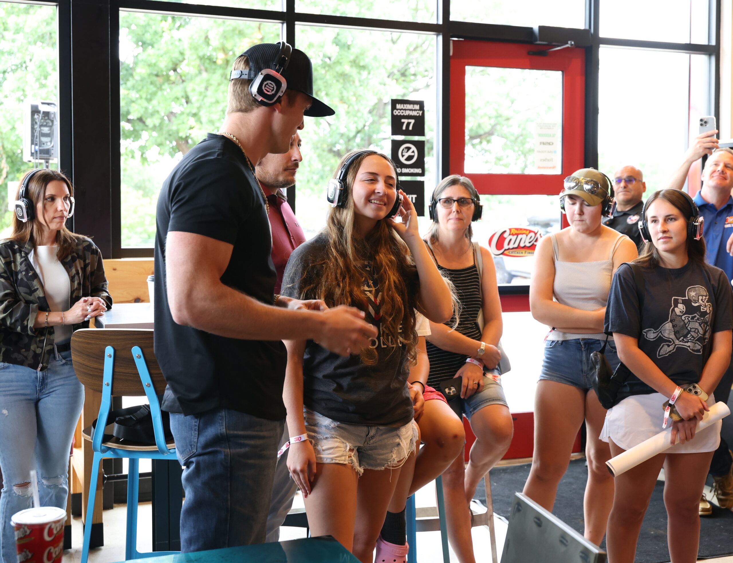 Country Music Star Parker McCollum Works Pre-Album Release "Shift" At Raising Cane's Austin
