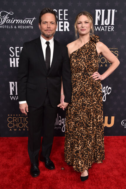 Scott Wolf and Kelley Wolf at Critics Choice Awards 2023