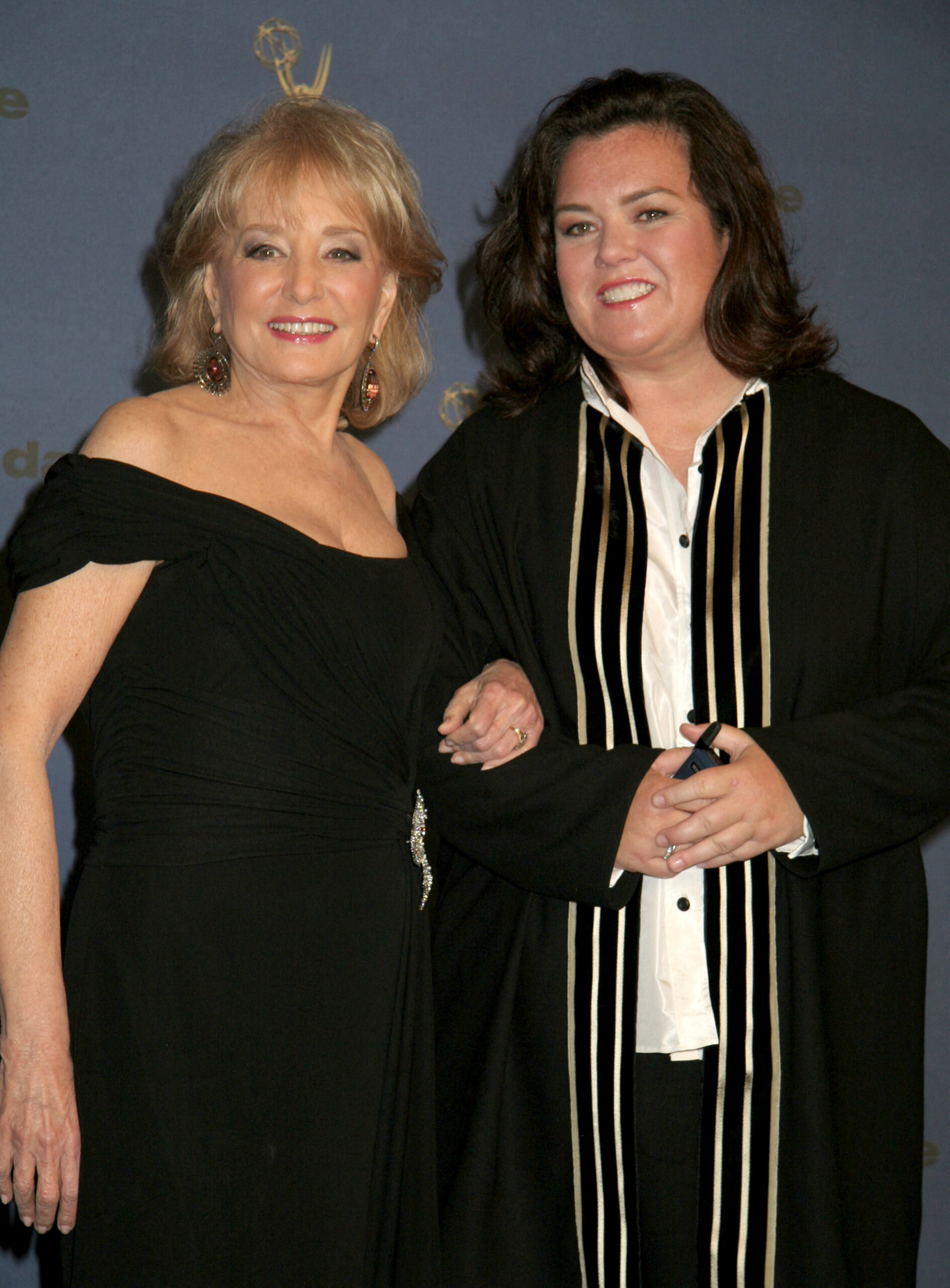 Barbara Walters and Rosie O'Donnell attend ABC Casino Night