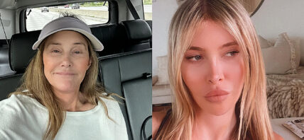 Collage of Caitlyn Jenner and Sophia Hutchins