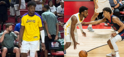 Bronny James at Summer League