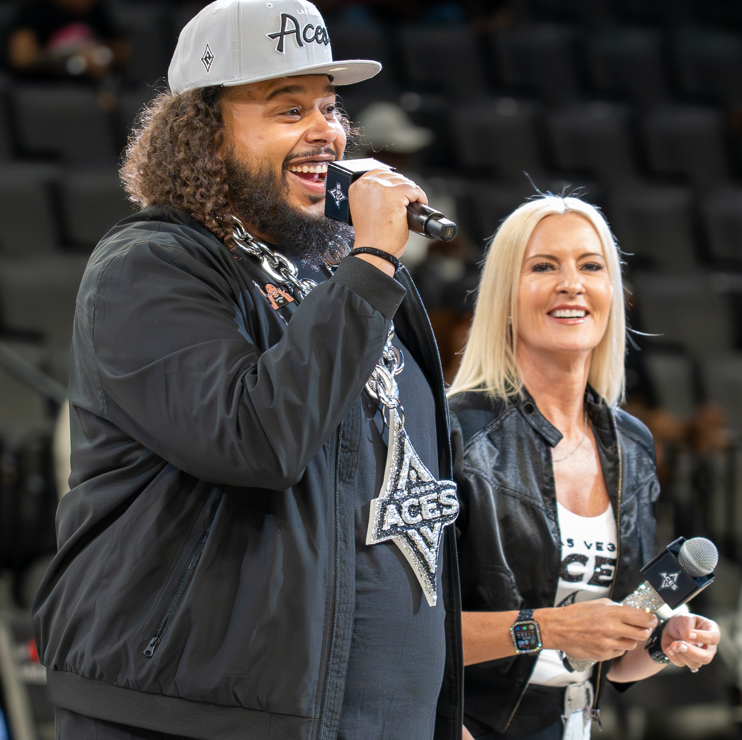 Las Vegas Aces hosts CJ and Joe