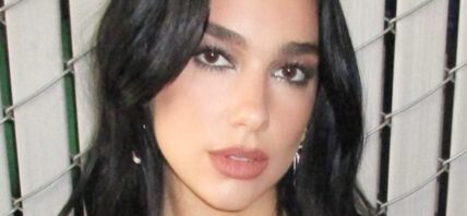 Dua Lipa close up