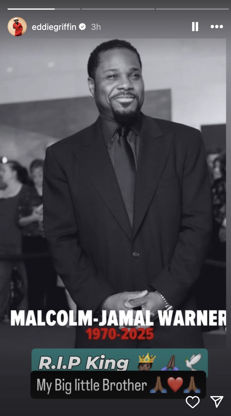 Eddie Griffin's Instagram tribute to Malcom-Jamal Warren