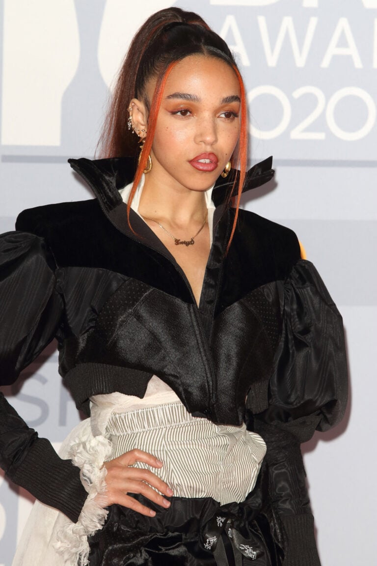 FKA Twigs at the 40th Brit Awards Red Carpet arrivals