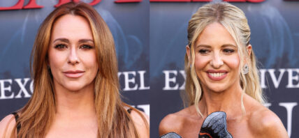 A photo collage of Jennifer Love Hewitt and Sarah Michelle Gellar