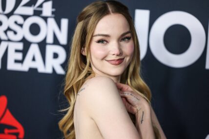 LOS ANGELES, CALIFORNIA, USA - FEBRUARY 02: 2024 MusiCares Person of the Year Honoring Jon Bon Jovi held at the Los Angeles Convention Center on February 2, 2024 in Los Angeles, California, United States. 03 Feb 2024 Pictured: Dove Cameron. Photo credit: Xavier Collin/Image Press Agency/MEGA TheMegaAgency.com +1 888 505 6342 (Mega Agency TagID: MEGA1091336_046.jpg) [Photo via Mega Agency]