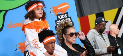 Mariah Carey, Nick Cannon and their kids at the Nickelodeon's 2018 Kids' Choice Awards