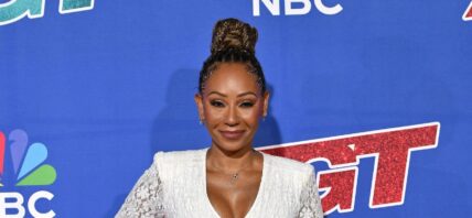 Mel B on the red carpet